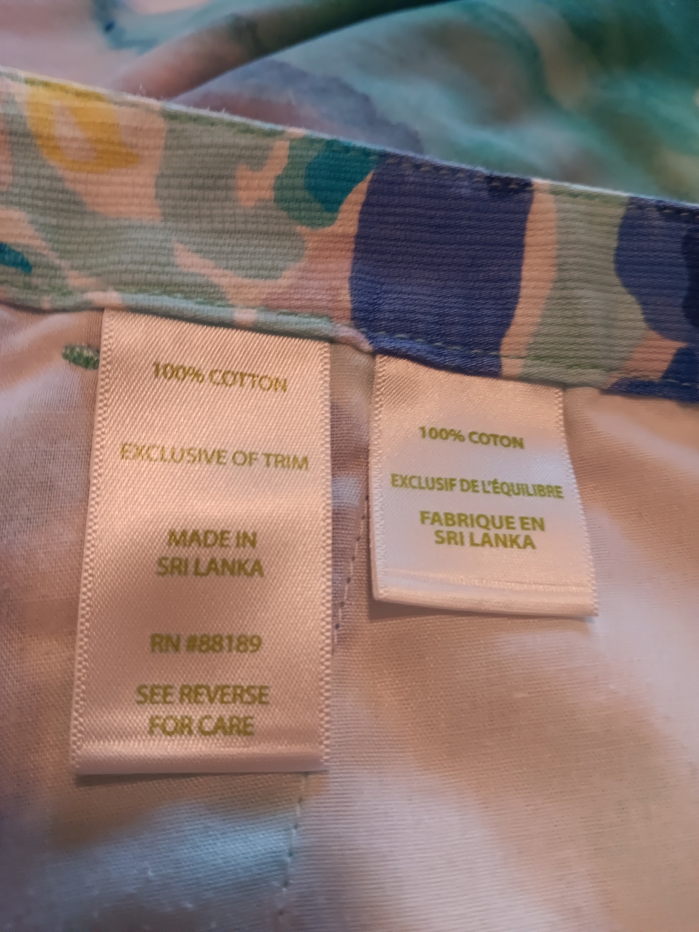 Lilly Pulitzer Magnolia Ylang Ylang Love Blue Yellow Scallop Hem Shorts Size 6 - Picture 5 of 6